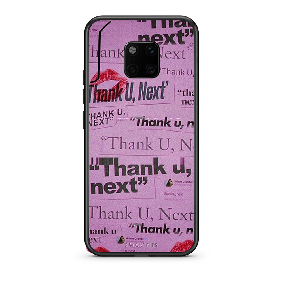 Huawei Mate 20 Pro Thank You Next Θήκη Αγίου Βαλεντίνου από τη Smartfits με σχέδιο στο πίσω μέρος και μαύρο περίβλημα | Smartphone case with colorful back and black bezels by Smartfits