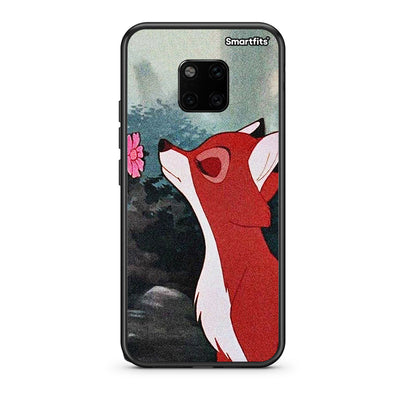 Huawei Mate 20 Pro Tod And Vixey Love 2 θήκη από τη Smartfits με σχέδιο στο πίσω μέρος και μαύρο περίβλημα | Smartphone case with colorful back and black bezels by Smartfits