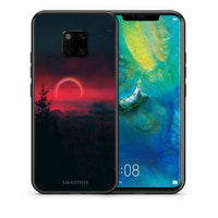 Thumbnail for Θήκη Huawei Mate 20 Pro Sunset Tropic από τη Smartfits με σχέδιο στο πίσω μέρος και μαύρο περίβλημα | Huawei Mate 20 Pro Sunset Tropic case with colorful back and black bezels