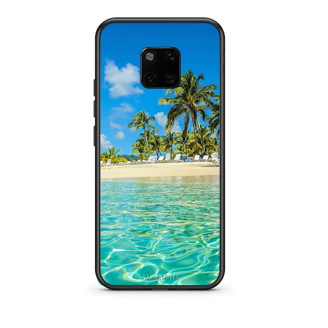 Huawei Mate 20 Pro Tropical Vibes Θήκη από τη Smartfits με σχέδιο στο πίσω μέρος και μαύρο περίβλημα | Smartphone case with colorful back and black bezels by Smartfits