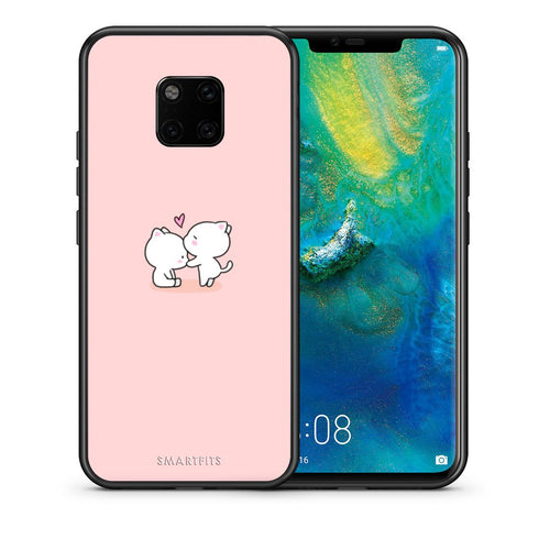 Θήκη Huawei Mate 20 Pro Love Valentine από τη Smartfits με σχέδιο στο πίσω μέρος και μαύρο περίβλημα | Huawei Mate 20 Pro Love Valentine case with colorful back and black bezels