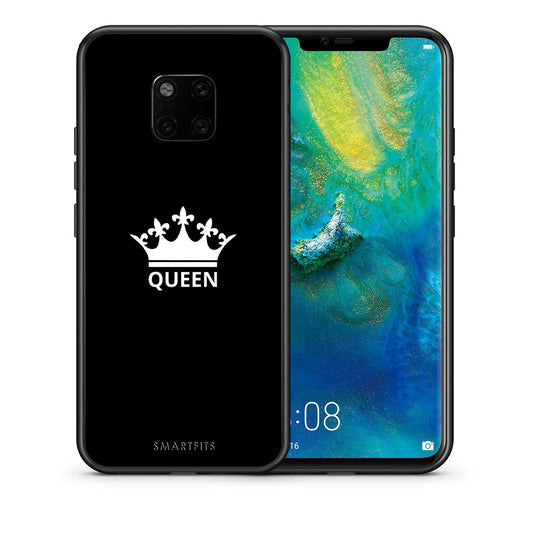 Θήκη Huawei Mate 20 Pro Queen Valentine από τη Smartfits με σχέδιο στο πίσω μέρος και μαύρο περίβλημα | Huawei Mate 20 Pro Queen Valentine case with colorful back and black bezels