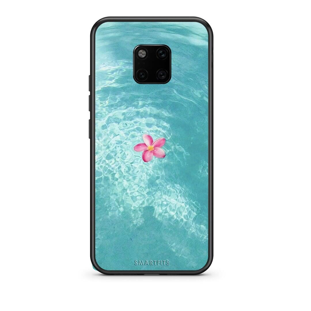 Huawei Mate 20 Pro Water Flower Θήκη από τη Smartfits με σχέδιο στο πίσω μέρος και μαύρο περίβλημα | Smartphone case with colorful back and black bezels by Smartfits