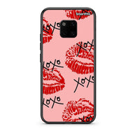 Thumbnail for Huawei Mate 20 Pro XOXO Lips θήκη από τη Smartfits με σχέδιο στο πίσω μέρος και μαύρο περίβλημα | Smartphone case with colorful back and black bezels by Smartfits