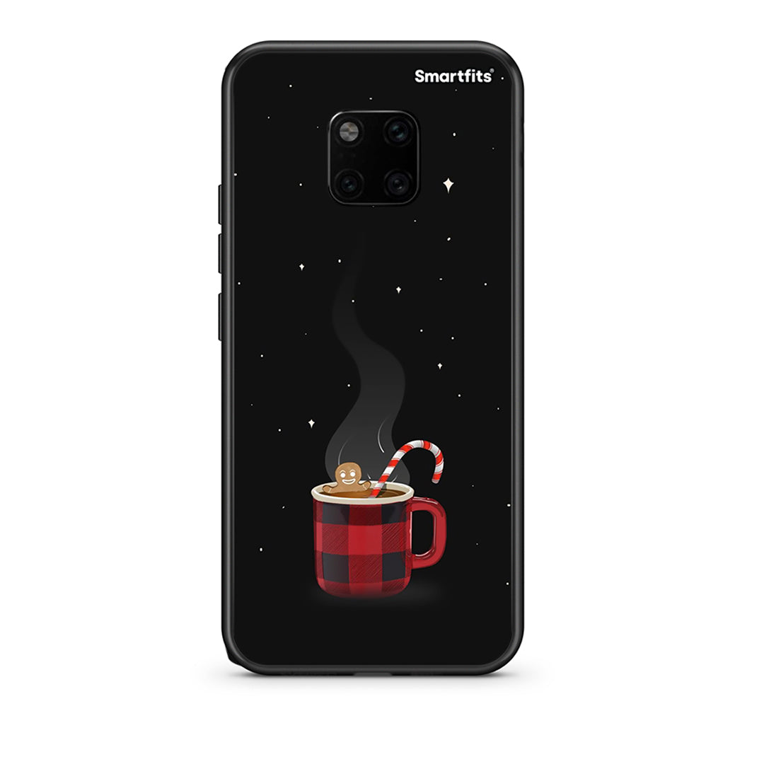 Huawei Mate 20 Pro Xmas Bathing θήκη από τη Smartfits με σχέδιο στο πίσω μέρος και μαύρο περίβλημα | Smartphone case with colorful back and black bezels by Smartfits