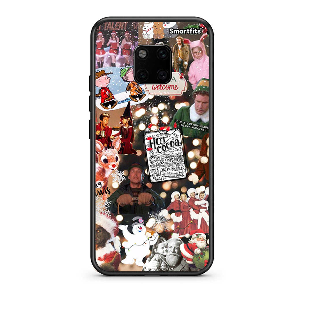 Huawei Mate 20 Pro Xmas Movies θήκη από τη Smartfits με σχέδιο στο πίσω μέρος και μαύρο περίβλημα | Smartphone case with colorful back and black bezels by Smartfits