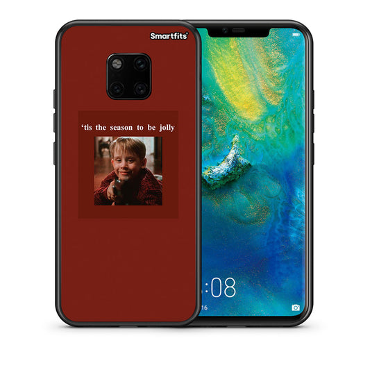 Θήκη Huawei Mate 20 Pro Xmas Ultimate Spirit από τη Smartfits με σχέδιο στο πίσω μέρος και μαύρο περίβλημα | Huawei Mate 20 Pro Xmas Ultimate Spirit case with colorful back and black bezels