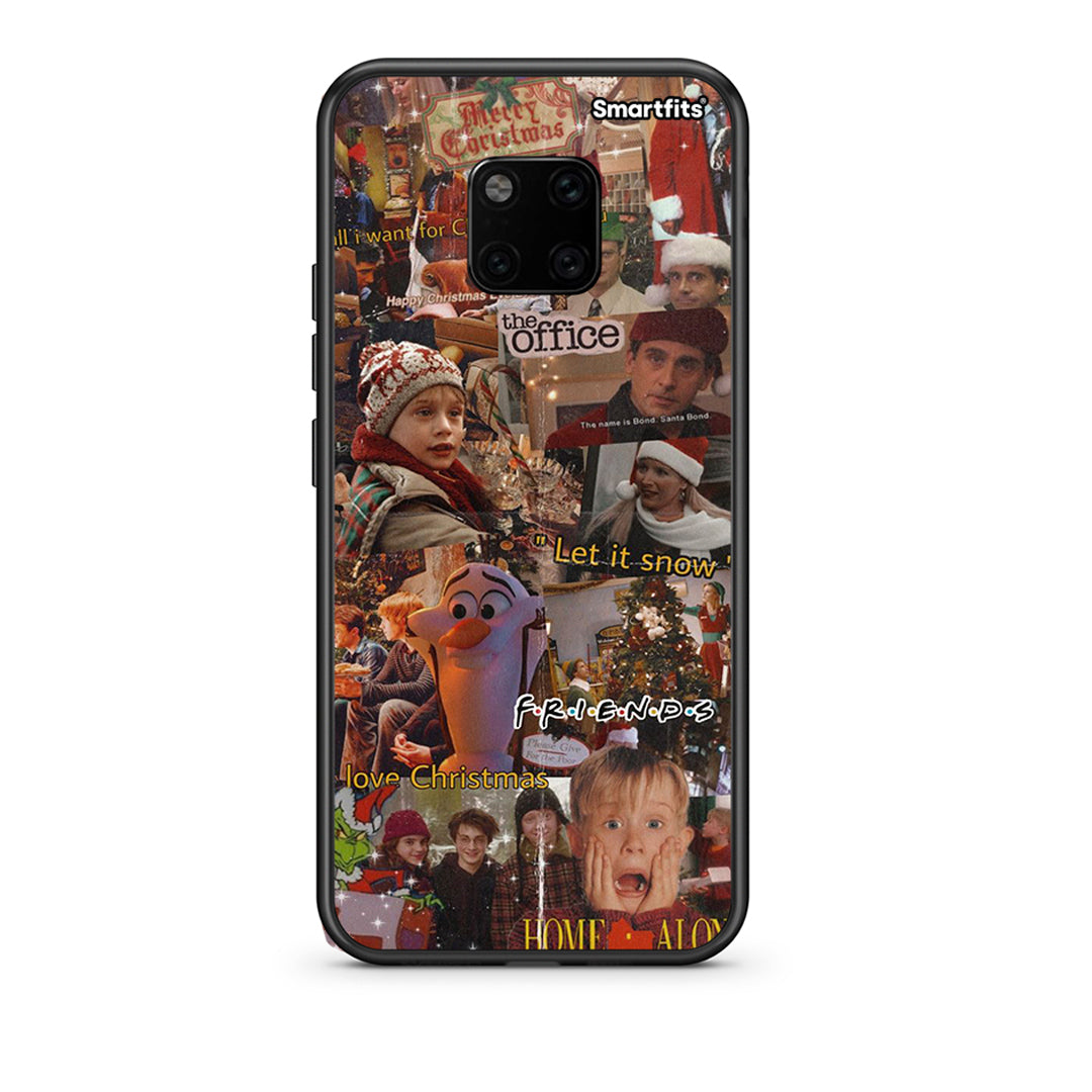 Huawei Mate 20 Pro Xmas Wishes θήκη από τη Smartfits με σχέδιο στο πίσω μέρος και μαύρο περίβλημα | Smartphone case with colorful back and black bezels by Smartfits