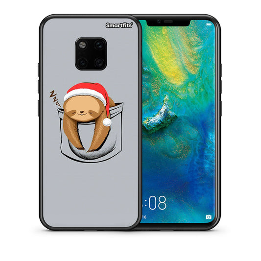 Θήκη Huawei Mate 20 Pro Xmas Zzzz από τη Smartfits με σχέδιο στο πίσω μέρος και μαύρο περίβλημα | Huawei Mate 20 Pro Xmas Zzzz case with colorful back and black bezels