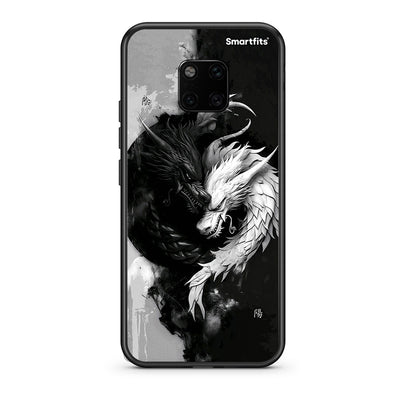 Huawei Mate 20 Pro Yin Yang Θήκη από τη Smartfits με σχέδιο στο πίσω μέρος και μαύρο περίβλημα | Smartphone case with colorful back and black bezels by Smartfits