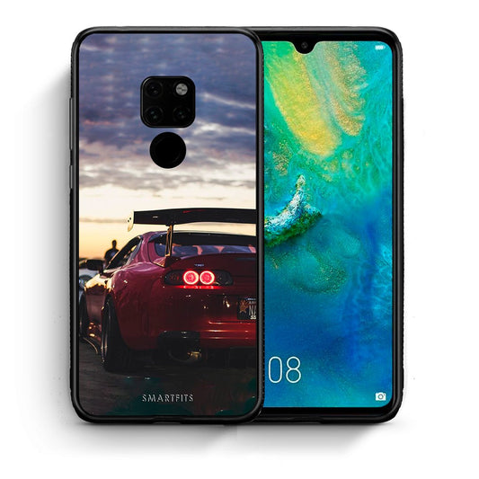Θήκη Huawei Mate 20 Racing Supra από τη Smartfits με σχέδιο στο πίσω μέρος και μαύρο περίβλημα | Huawei Mate 20 Racing Supra case with colorful back and black bezels