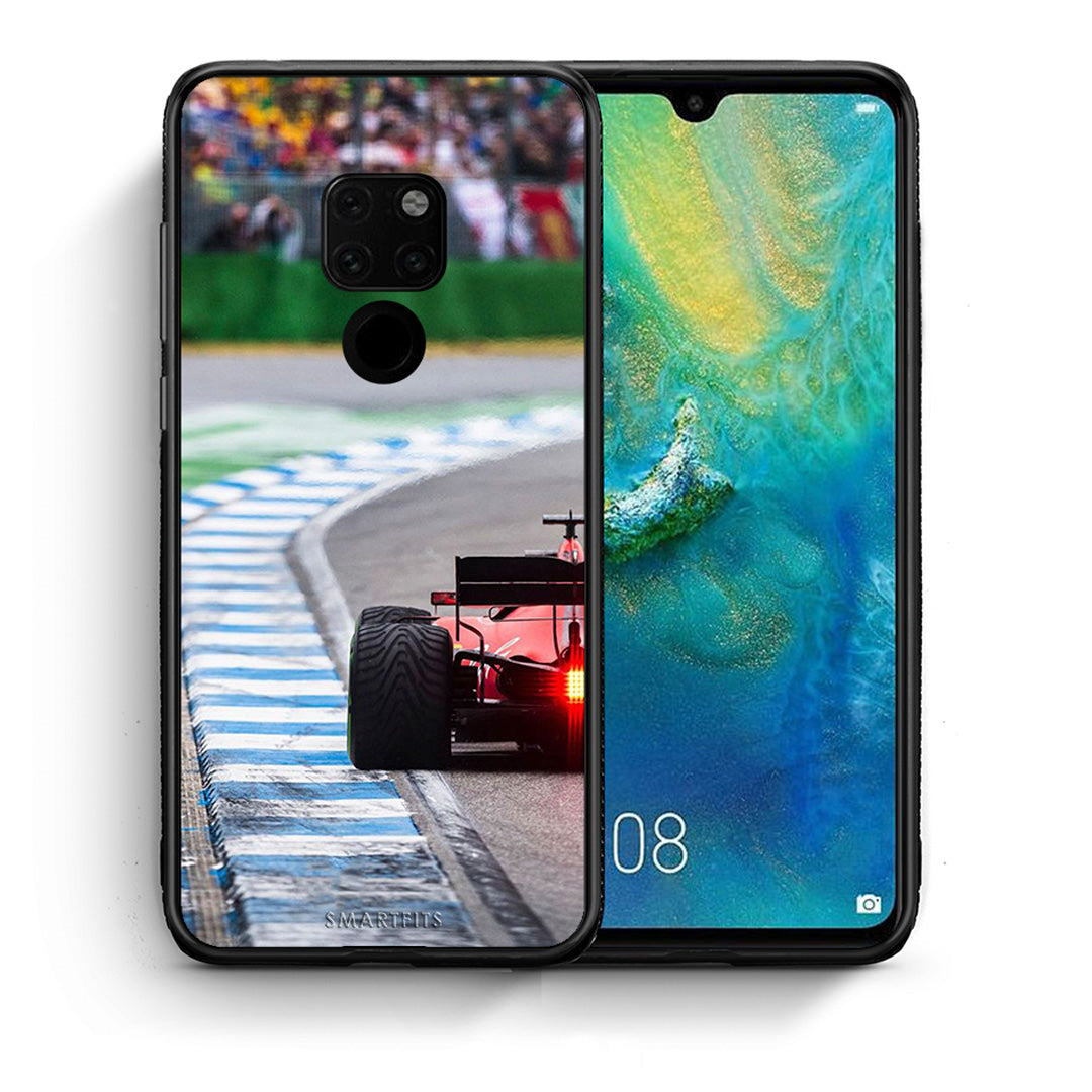 Θήκη Huawei Mate 20 Racing Vibes από τη Smartfits με σχέδιο στο πίσω μέρος και μαύρο περίβλημα | Huawei Mate 20 Racing Vibes case with colorful back and black bezels