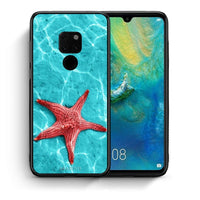 Thumbnail for Θήκη Huawei Mate 20 Red Starfish από τη Smartfits με σχέδιο στο πίσω μέρος και μαύρο περίβλημα | Huawei Mate 20 Red Starfish case with colorful back and black bezels