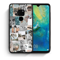 Thumbnail for Θήκη Huawei Mate 20 Retro Beach Life από τη Smartfits με σχέδιο στο πίσω μέρος και μαύρο περίβλημα | Huawei Mate 20 Retro Beach Life case with colorful back and black bezels