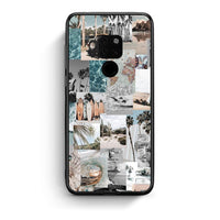 Thumbnail for Huawei Mate 20 Retro Beach Life Θήκη από τη Smartfits με σχέδιο στο πίσω μέρος και μαύρο περίβλημα | Smartphone case with colorful back and black bezels by Smartfits