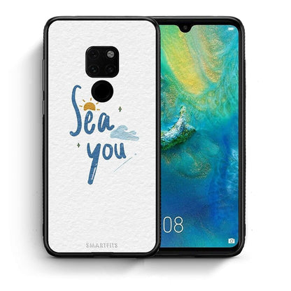Θήκη Huawei Mate 20 Sea You από τη Smartfits με σχέδιο στο πίσω μέρος και μαύρο περίβλημα | Huawei Mate 20 Sea You case with colorful back and black bezels