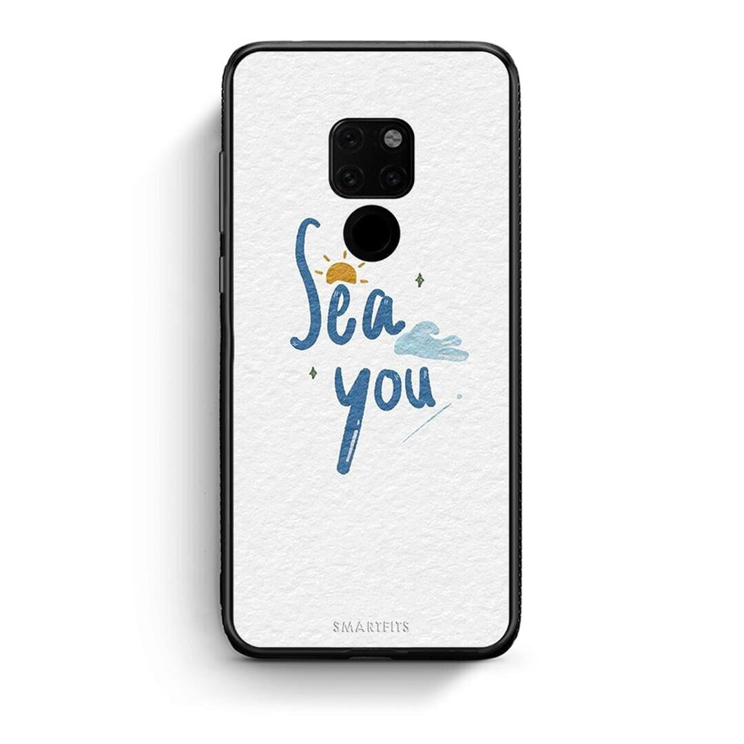 Huawei Mate 20 Sea You Θήκη από τη Smartfits με σχέδιο στο πίσω μέρος και μαύρο περίβλημα | Smartphone case with colorful back and black bezels by Smartfits
