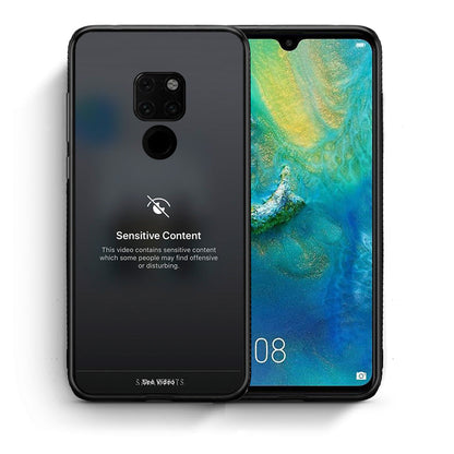 Θήκη Huawei Mate 20 Sensitive Content από τη Smartfits με σχέδιο στο πίσω μέρος και μαύρο περίβλημα | Huawei Mate 20 Sensitive Content case with colorful back and black bezels