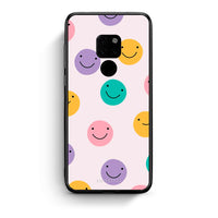Thumbnail for Huawei Mate 20 Smiley Faces θήκη από τη Smartfits με σχέδιο στο πίσω μέρος και μαύρο περίβλημα | Smartphone case with colorful back and black bezels by Smartfits