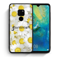 Thumbnail for Θήκη Huawei Mate 20 Summer Daisies από τη Smartfits με σχέδιο στο πίσω μέρος και μαύρο περίβλημα | Huawei Mate 20 Summer Daisies case with colorful back and black bezels