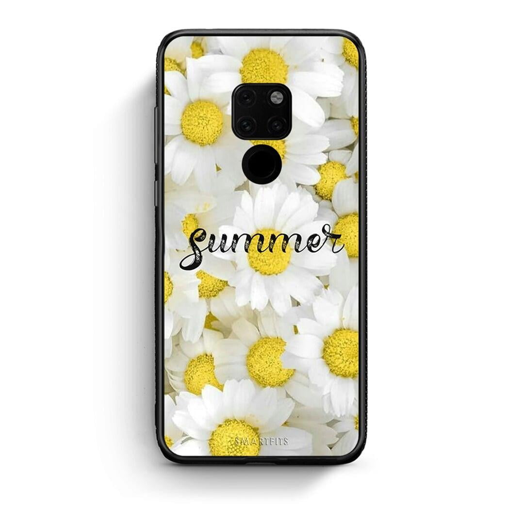 Huawei Mate 20 Summer Daisies Θήκη από τη Smartfits με σχέδιο στο πίσω μέρος και μαύρο περίβλημα | Smartphone case with colorful back and black bezels by Smartfits