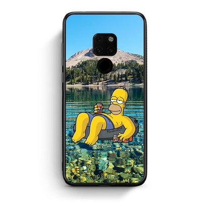 Huawei Mate 20 Summer Happiness Θήκη από τη Smartfits με σχέδιο στο πίσω μέρος και μαύρο περίβλημα | Smartphone case with colorful back and black bezels by Smartfits