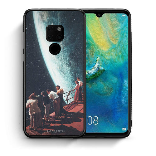 Θήκη Huawei Mate 20 Surreal View από τη Smartfits με σχέδιο στο πίσω μέρος και μαύρο περίβλημα | Huawei Mate 20 Surreal View case with colorful back and black bezels