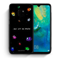 Thumbnail for Θήκη Huawei Mate 20 AFK Text από τη Smartfits με σχέδιο στο πίσω μέρος και μαύρο περίβλημα | Huawei Mate 20 AFK Text case with colorful back and black bezels
