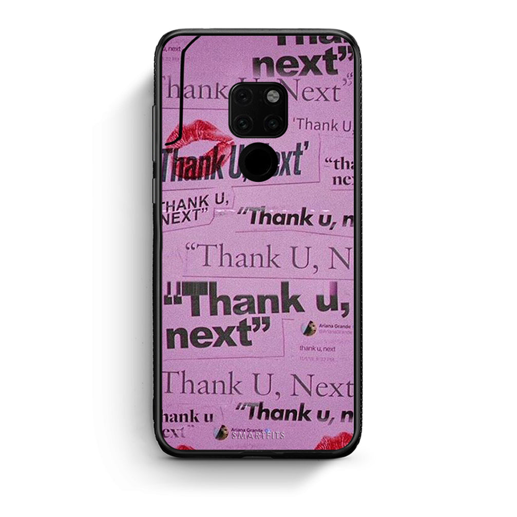 Huawei Mate 20 Thank You Next Θήκη Αγίου Βαλεντίνου από τη Smartfits με σχέδιο στο πίσω μέρος και μαύρο περίβλημα | Smartphone case with colorful back and black bezels by Smartfits