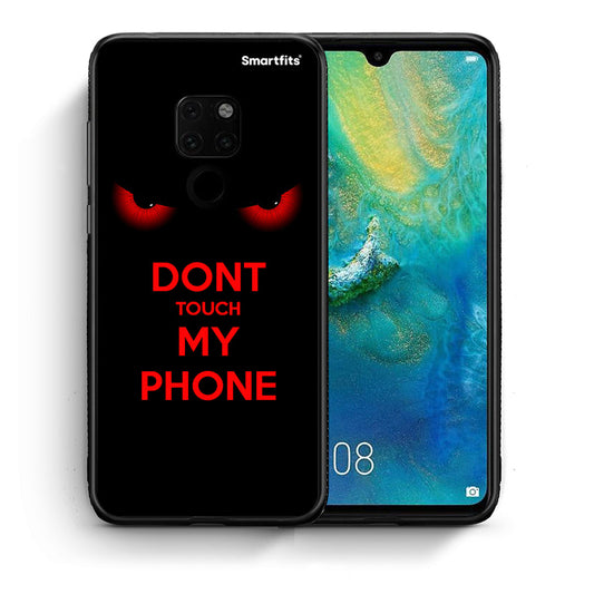 Θήκη Huawei Mate 20 Touch My Phone από τη Smartfits με σχέδιο στο πίσω μέρος και μαύρο περίβλημα | Huawei Mate 20 Touch My Phone case with colorful back and black bezels