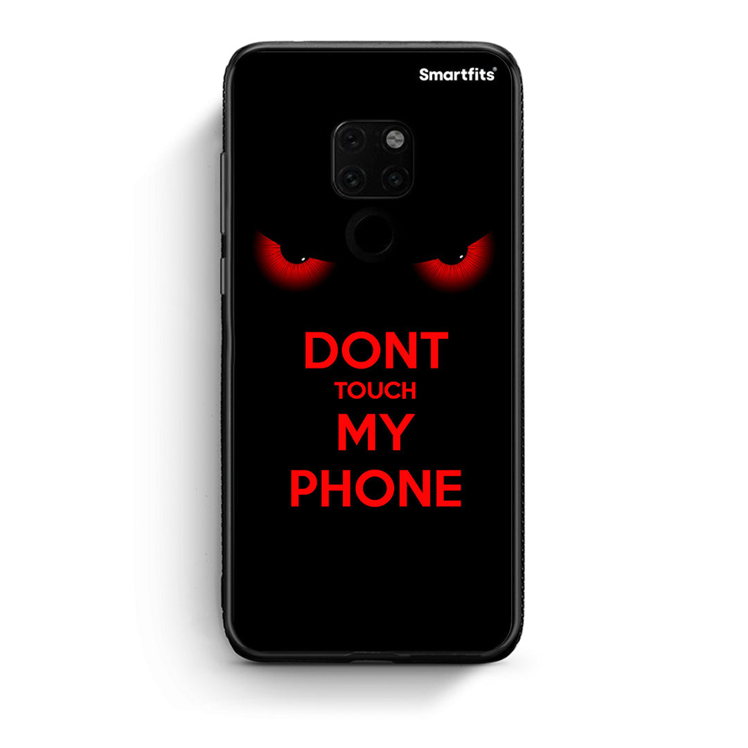Huawei Mate 20 Touch My Phone Θήκη από τη Smartfits με σχέδιο στο πίσω μέρος και μαύρο περίβλημα | Smartphone case with colorful back and black bezels by Smartfits