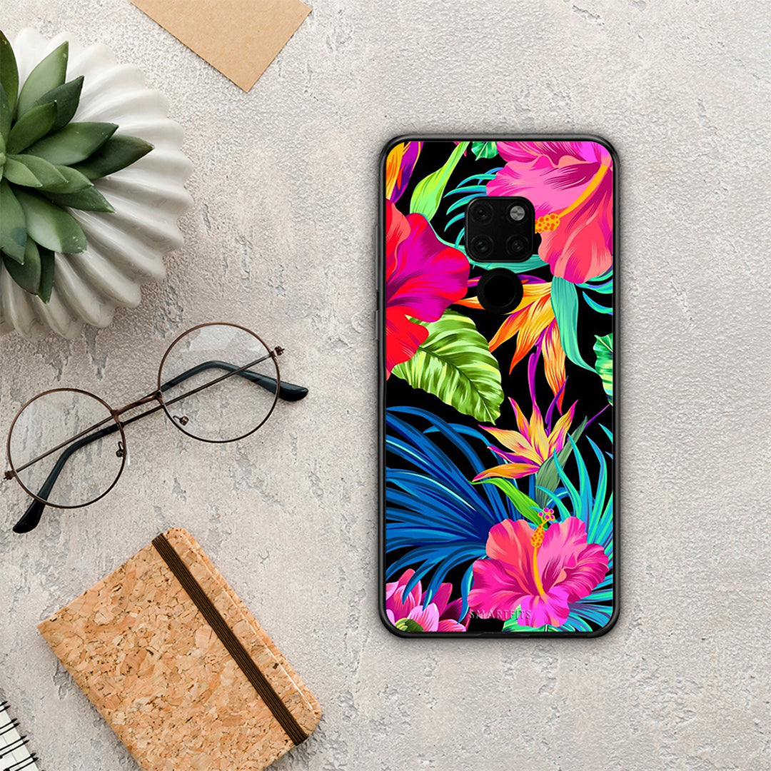 Tropical Flowers - Huawei Mate 20 θήκη