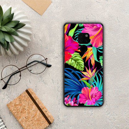 Tropical Flowers - Huawei Mate 20 θήκη