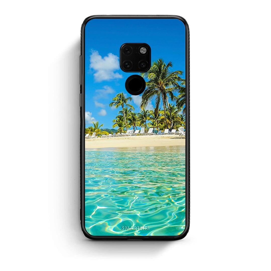 Huawei Mate 20 Tropical Vibes Θήκη από τη Smartfits με σχέδιο στο πίσω μέρος και μαύρο περίβλημα | Smartphone case with colorful back and black bezels by Smartfits