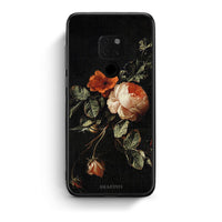 Thumbnail for Huawei Mate 20 Vintage Roses θήκη από τη Smartfits με σχέδιο στο πίσω μέρος και μαύρο περίβλημα | Smartphone case with colorful back and black bezels by Smartfits