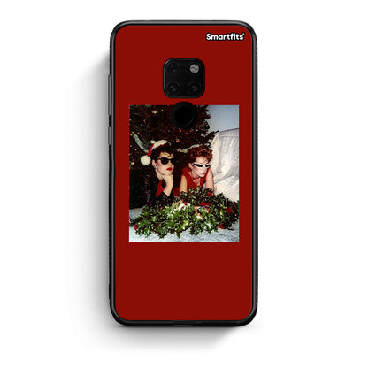 Huawei Mate 20 Waiting For Xmas θήκη από τη Smartfits με σχέδιο στο πίσω μέρος και μαύρο περίβλημα | Smartphone case with colorful back and black bezels by Smartfits
