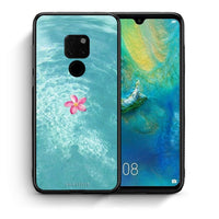 Thumbnail for Θήκη Huawei Mate 20 Water Flower από τη Smartfits με σχέδιο στο πίσω μέρος και μαύρο περίβλημα | Huawei Mate 20 Water Flower case with colorful back and black bezels