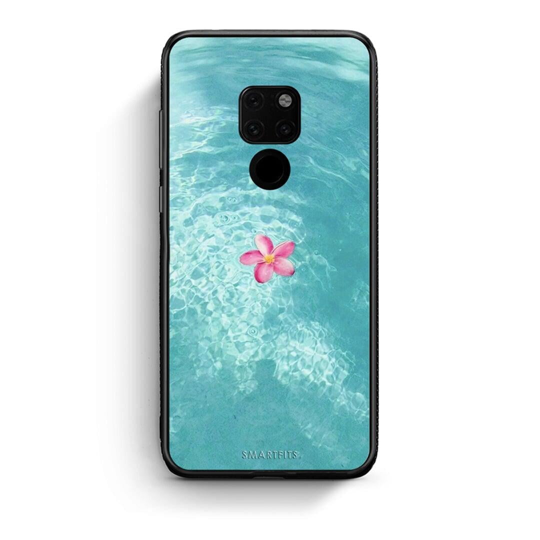 Huawei Mate 20 Water Flower Θήκη από τη Smartfits με σχέδιο στο πίσω μέρος και μαύρο περίβλημα | Smartphone case with colorful back and black bezels by Smartfits