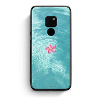 Thumbnail for Huawei Mate 20 Water Flower Θήκη από τη Smartfits με σχέδιο στο πίσω μέρος και μαύρο περίβλημα | Smartphone case with colorful back and black bezels by Smartfits