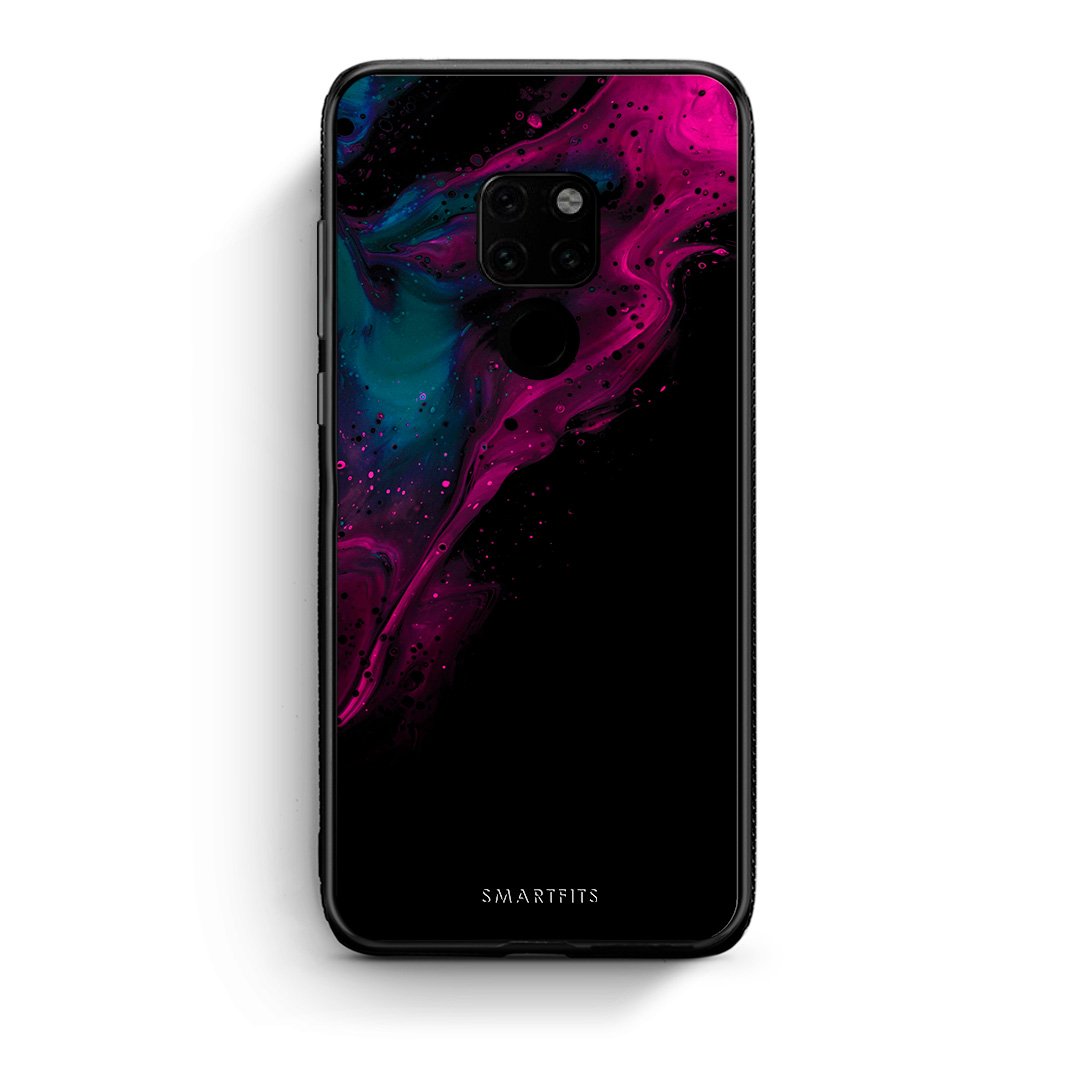 4 - Huawei Mate 20 Pink Black Watercolor case, cover, bumper