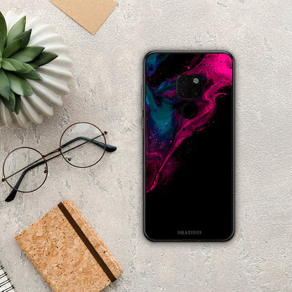 Watercolor Pink Black - Huawei Mate 20 θήκη