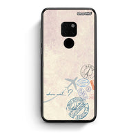 Thumbnail for Huawei Mate 20 Where Next Θήκη από τη Smartfits με σχέδιο στο πίσω μέρος και μαύρο περίβλημα | Smartphone case with colorful back and black bezels by Smartfits