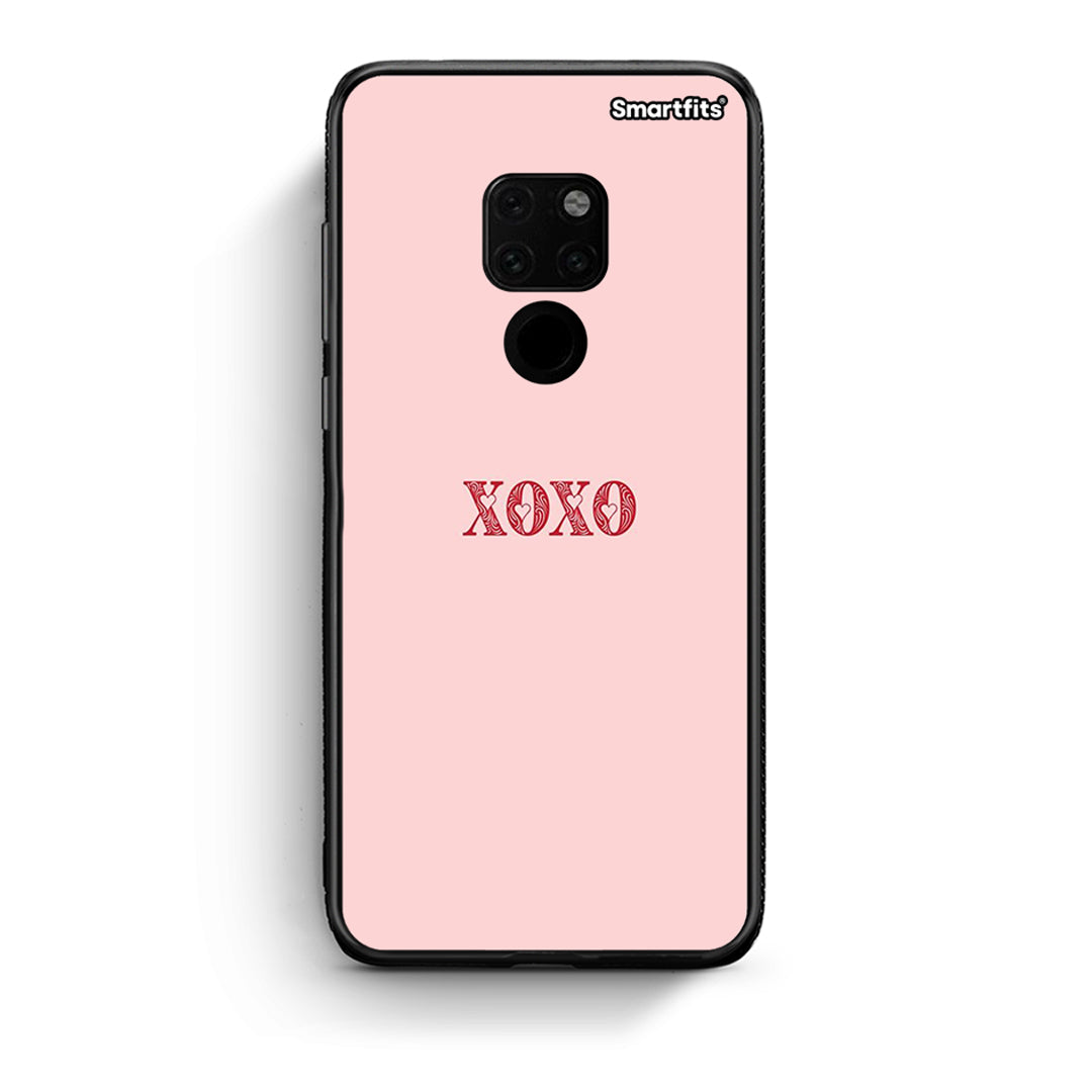 Huawei Mate 20 XOXO Love θήκη από τη Smartfits με σχέδιο στο πίσω μέρος και μαύρο περίβλημα | Smartphone case with colorful back and black bezels by Smartfits
