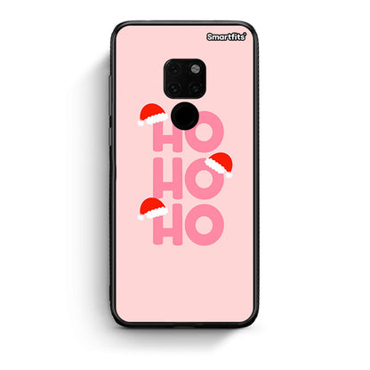 Huawei Mate 20 Xmas Ho Ho Ho θήκη από τη Smartfits με σχέδιο στο πίσω μέρος και μαύρο περίβλημα | Smartphone case with colorful back and black bezels by Smartfits