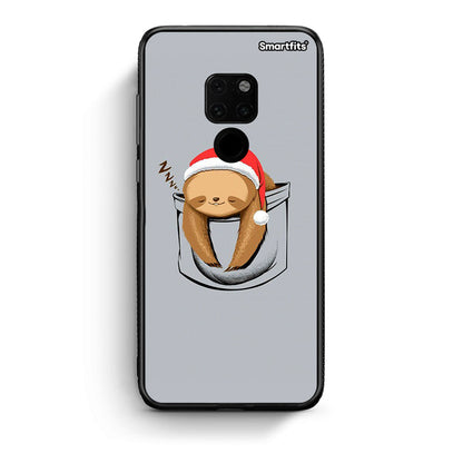 Huawei Mate 20 Xmas Zzzz θήκη από τη Smartfits με σχέδιο στο πίσω μέρος και μαύρο περίβλημα | Smartphone case with colorful back and black bezels by Smartfits