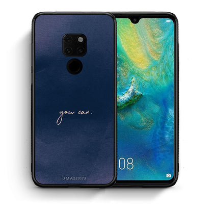 Θήκη Huawei Mate 20 You Can από τη Smartfits με σχέδιο στο πίσω μέρος και μαύρο περίβλημα | Huawei Mate 20 You Can case with colorful back and black bezels