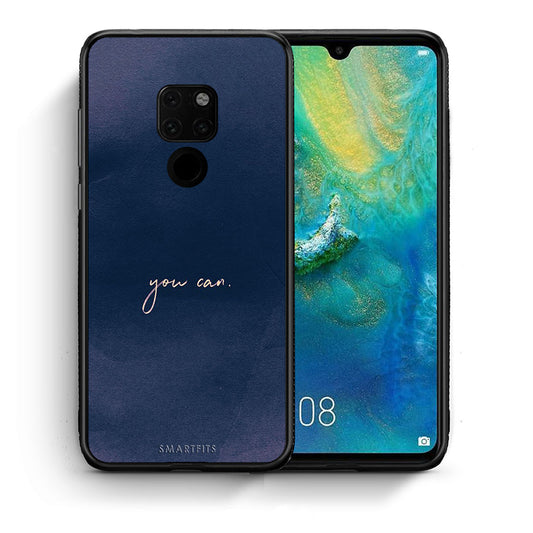 Θήκη Huawei Mate 20 You Can από τη Smartfits με σχέδιο στο πίσω μέρος και μαύρο περίβλημα | Huawei Mate 20 You Can case with colorful back and black bezels
