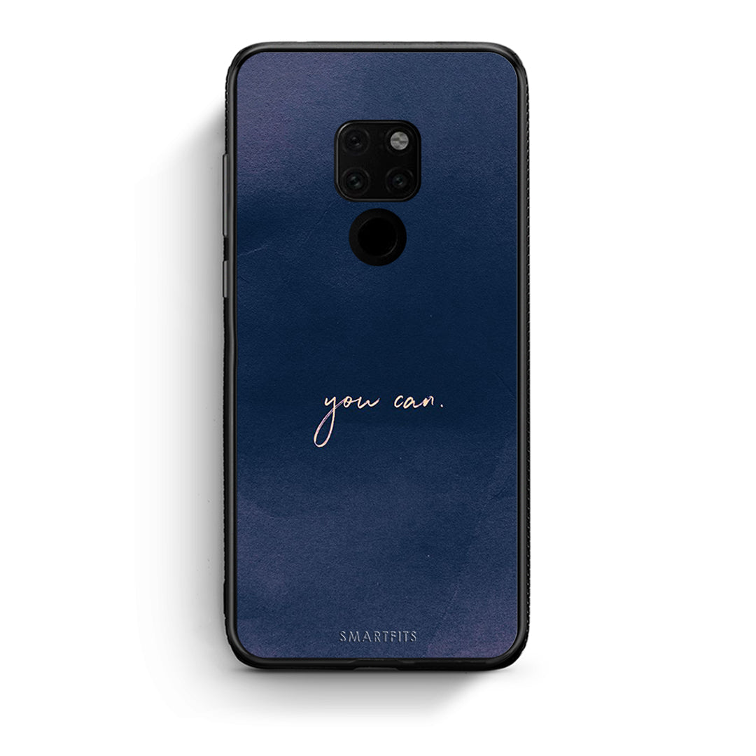 Huawei Mate 20 You Can θήκη από τη Smartfits με σχέδιο στο πίσω μέρος και μαύρο περίβλημα | Smartphone case with colorful back and black bezels by Smartfits