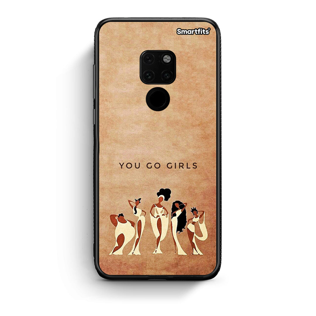 Huawei Mate 20 You Go Girl θήκη από τη Smartfits με σχέδιο στο πίσω μέρος και μαύρο περίβλημα | Smartphone case with colorful back and black bezels by Smartfits