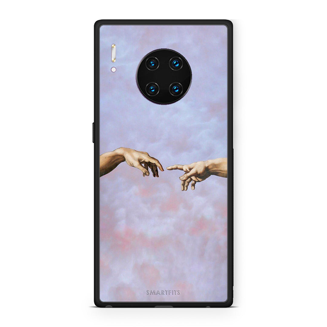Huawei Mate 30 Pro Adam Hand θήκη από τη Smartfits με σχέδιο στο πίσω μέρος και μαύρο περίβλημα | Smartphone case with colorful back and black bezels by Smartfits